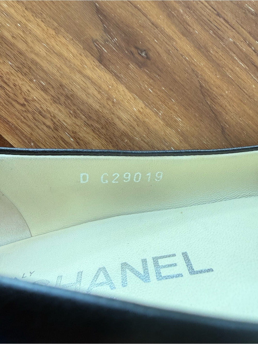CHANEL Black Camellia Leather Cap Toe Ballet Flats 38 - Picture 7 of 13